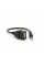 Перехідник USB2.0(F)=> Jack 3.5(M) Stereo, 0,3м, Black, OEM