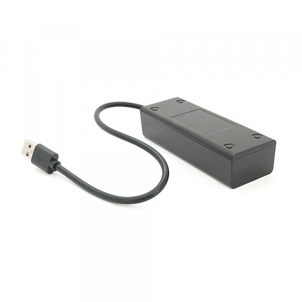Хаб USB 3.0 UH-303, 4 порту, підтримка до 1TB, Black, Blister