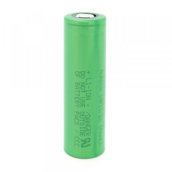 Акумулятор 18650 Li-Ion Murata (Sony) US18650VTC6, 3000mAh, 30A, 4.2/3.6/2.0V, GREEN, 2 шт в упаковці, ціна за 1 шт