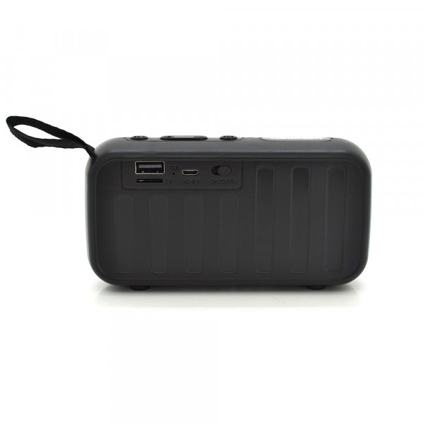 Bluetooth колонка Denmen DR08, 3W, USB, корпус паласмас, Black, BOX