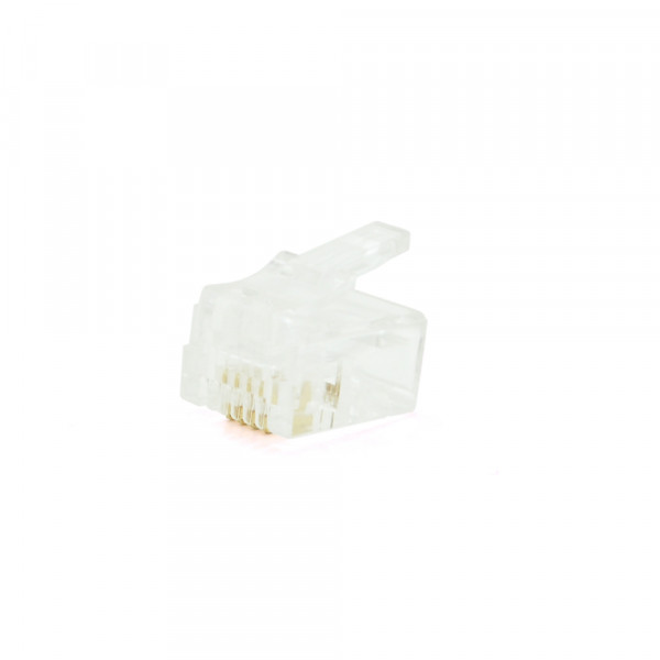 Коннектор PiPo RJ-11 6P4C UTP Cat-3 (100 шт / уп.) Q10