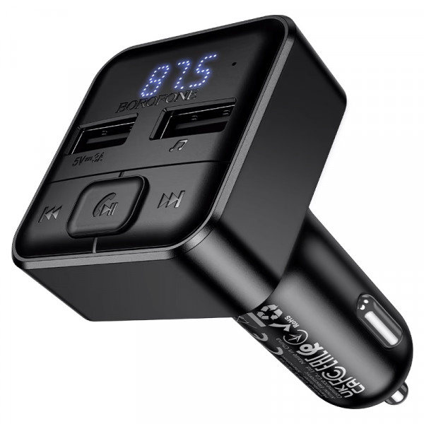 FM- модулятор Borofone BC63, Black, Box