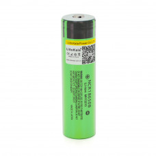 Акумулятор 18650 Li-Ion LiitoKala Lii-34B-JT, 3400mAh (3200-3400mAh), 3.7V (2.75-4.2V), Green, PVC BOX