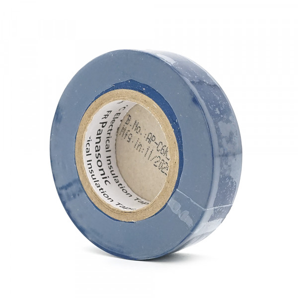 Ізолента ПВХ PANASONIC 0,125мм * 18мм * 20м (синя), діапазон робочих температур: від 0 ° С до + 90 ° С, Вогнестійка, 8 штук в упаковці, ціна за штуку
