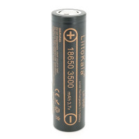 Акумулятор 18650 Li-Ion LiitoKala Lii-35A, 3500mah (3550-3650mah, 3.7V (2.75-4.2V), Black, PVC BOX Q2,  цiна за 1 шт