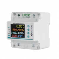 Багатофункціональне реле однофазне YRO YRVP-3Wifi V/A Protector with meter,2P 100A AC220 однофазний (з комунікацією) на DIN-рейку, 220V, 100A, LCD