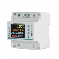 Багатофункціональне реле однофазне YRO YRVP-3Wifi V/A Protector with meter,2P 100A AC220 однофазний (з комунікацією) на DIN-рейку, 220V, 100A, LCD