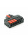 Клема з натискними затискачами 6на2-провідна LT-62, 1/3-pin, 250V, 32A, 0.2-4mm2, 14,5/36*30*11mm, сіра