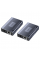 Активний VEGGIEG V-HE120 HDMI 2*1 конвертер 120m, HDMI 1080P, LAN CAT 5E/6At, Grey, Box