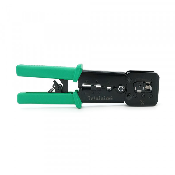 Інструмент VegGieg V-E113 для обтискання RJ-45 (8P8C) та RJ-12/11 (6P6C) 4P4C, Чорно/Зелені Q10