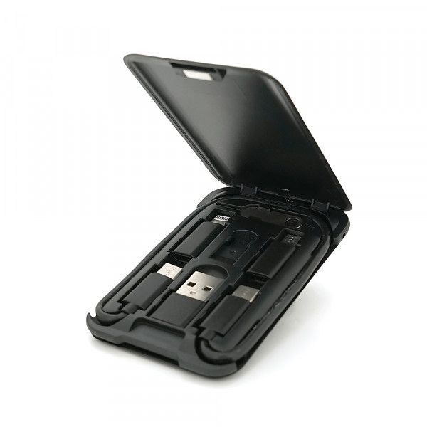 Кабель KSC-325 KUHE 3 in 1 Micro / Iphone / Type-C, 3A, довжина 1м, Black, BOX