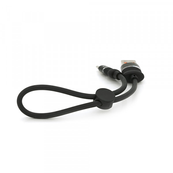Кабель iKAKU KSC-351 XUNDIAN series for micro, Black, довжина 0,25м, 5А, BOX