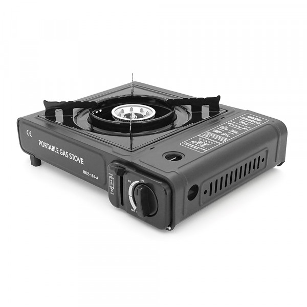 Портативна газова плита BK-155A, Black, Box
