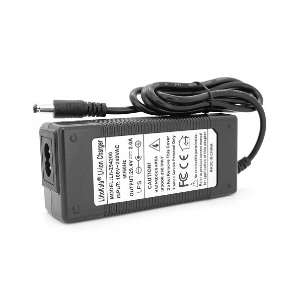 Зарядний пристрій LiitoKala Lii-294200 для Li-Ion акумуляторів 29.4V 2A, роз'єм 5.5*2.1 мм, BOX