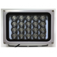 ІЧ-прожектор HYYS2020R. 220V, 40W, 20LED, IP66, 850Нм, кут огляду 90 °, дальність до 150м.