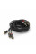 Кабель VEGGIEG AV303 Audio-Video 3хRCA (тато) => 3хRCA (тато), GOLD connector,  круглий, Black, 3,0 м, Пакет