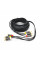 Кабель VEGGIEG AV304 Audio-Video 3хRCA (тато) => 3хRCA (тато), GOLD connector,  круглий, Black, 5,0 м, Пакет