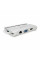 Хаб-конвертор VEGGIEG TC07-S Type-C (тато) на Type-C (мама) + USB3.0 * 3 (мама) + HDMI (мама) + RJ45, 10см, Silver, Box