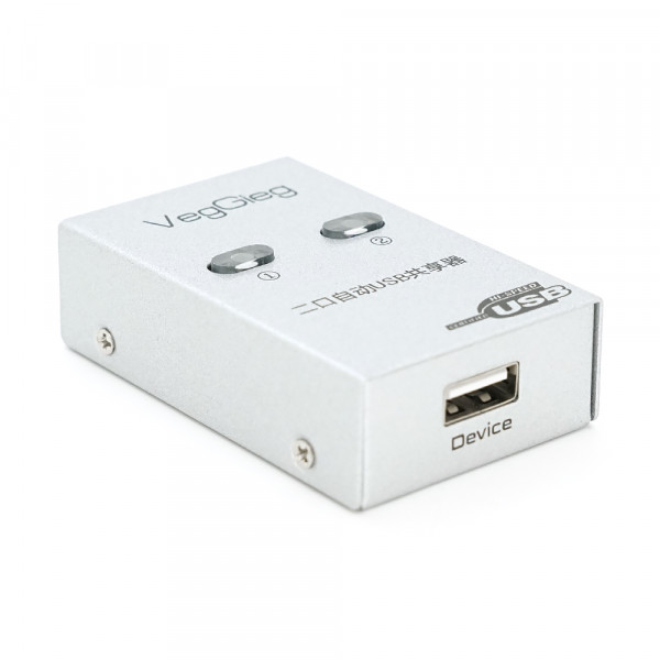 Комутатор VEGGIEG V-F501 USB 2.0 PC to Scanner Printer Sharing Switch (потрібний драйвер), Box