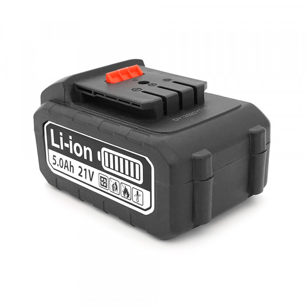 Акумулятор для електроінструменту EZ-Li18, Li-Ion 21V, 5Ач, 8*18650, 120х70х72mm, (тип Makita)+ Зарядний пристрій + перехідник