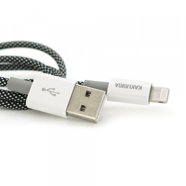 Кабель iKAKU KSC-723 GAOFEI smart charging cable for iphone, Black, довжина 1м, 2.4A, BOX
