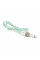 Кабель iKAKU KSC-723 GAOFEI smart charging cable for iphone, Green, довжина 1м, 2.4A, BOX
