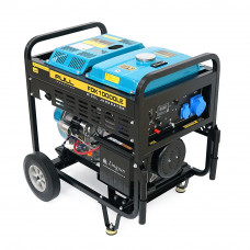 Дизельний генератор FULL FDK10000LE, 1-фазний 230V, 50Hz, 9.4kVA/7.5kW, бак 12,5 л, витрата 2 л/год, ручний/стартер (без АКБ), 700х510х620 мм, 124 кг