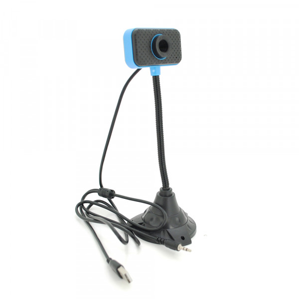 Вебкамера з гарнітурою MGLE, 1.3Mpx, пласт. корпус, Black, OEM
