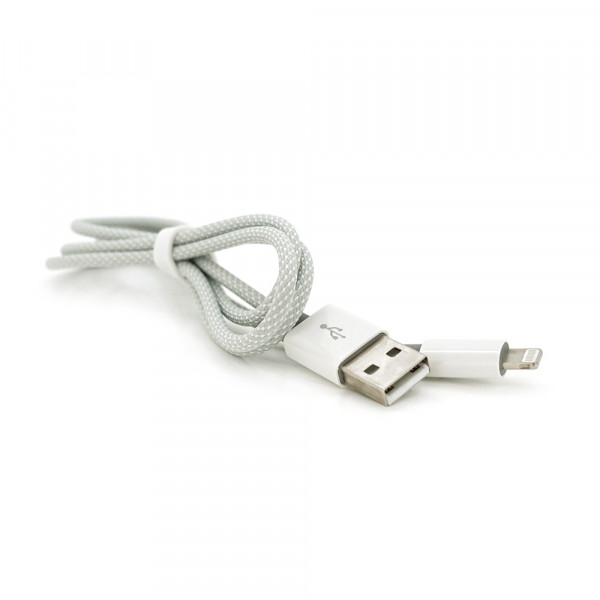 Кабель iKAKU KSC-723 GAOFEI smart charging cable for iphone, Gray, довжина 1м, 2.4A, BOX
