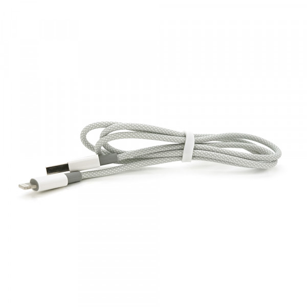 Кабель iKAKU KSC-723 GAOFEI smart charging cable for iphone, Gray, довжина 1м, 2.4A, BOX