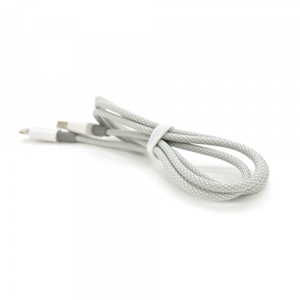 Кабель iKAKU KSC-723 GAOFEI smart charging cable for iphone, Gray, довжина 1м, 2.4A, BOX