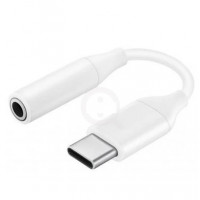 Перехідник Type-C(M) => Jack 3.5mm(F), 5см, White, OEM