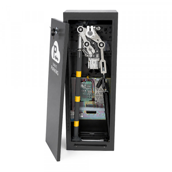 Шлагбаум BRAZZERS BR-115С, AC220, Двигун DC24/100W, довжина стріли 3,7-6м, вбудована радіо-дистанція 430,5MHz, 2 пульта, 480х660х720 мм, 39кг