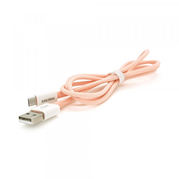 Кабель iKAKU KSC-723 GAOFEI smart charging cable for micro, Pink, довжина 1м, 2.4A, BOX