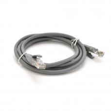 Патч-корд литий VEGGIEG, CCA, UTP, RJ45, Cat.5e, 1.5m, сірий