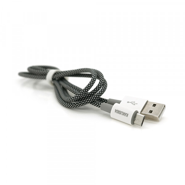 Кабель iKAKU KSC-723 GAOFEI smart charging cable for micro, Black, довжина 1м, 2.4A, BOX