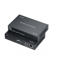 Активний VEGGIEG V-HD012 KVM HDMI 2*1 спліттер 200m, 1080P/60Hz, HDMI 1.3/HDCP1.4, USB Support, Grey, Box