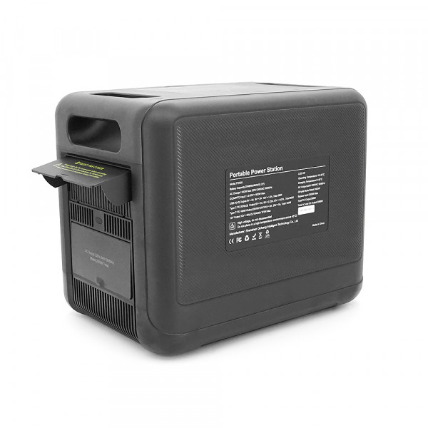 Портативна зарядна станція FOSSiBOT F2400, 2200W/2048Wh LiFePO₄, MPPT 500W max, XT60-12V/25А, 2xDC5521-12V-3A, CarPort-12V-10A, 2xAC23 4xUSB-C-100W, Wi-Fi, Bluetooth, charge 2 h,386*840*321 мм. 22кг