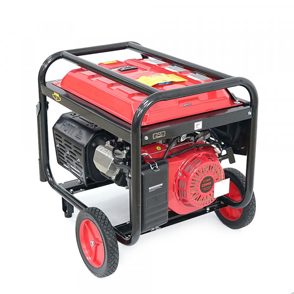 Генератор бензиновий COVAX EPH20500E2, 9.5kW, однофазний 220V, 50Hz, DC12V, 21HP, Electric Starter, tank 25L, 710x535x555mm, 96kg