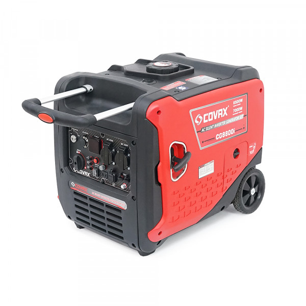 Генератор інверторний бензин COVAX CG8800i, 7.0kW, однофазний 220V, 50Hz, electrik starter, KM172Fi 4-stroke, бак 10L, 610х470х545mm, 45kg