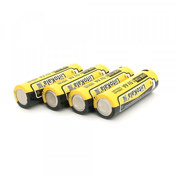 Акумулятор LiitoKala USB-T36 1.5V/AA 1.5V AA 2400mAh/3600mWh, Li-ion Rechargeable Battery, Type-C, Charging current:300mAh,в блістері 4шт,ціна за 4шт