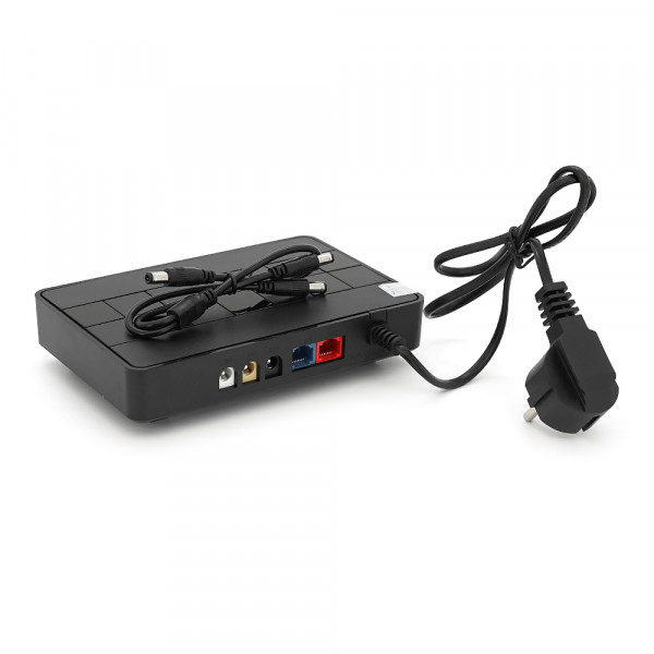 ДБЖ Green Wave ECO418Pro-18W для роутерів/комутаторів/PON/POE, 5/9/12/15/24V, (12000MAh), Black, BOX, Q20