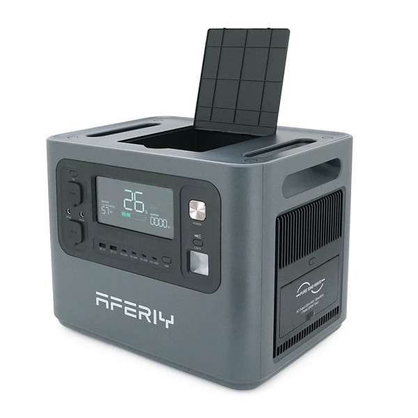 Портативна станція AFERIY AF-P210,LiFePO4 2048Втч.(max2400)Вт,MPPT 11.5-50В-20А(500Вт),out220v. LED.  2-USB,4xType-C PD20/100Вт,DC+прикуриватель12В/10А,398*280*315 мм,22kg