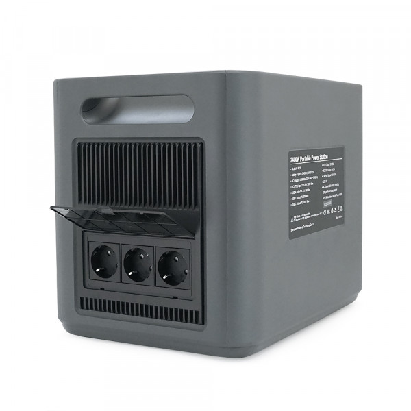 Портативна станція AFERIY AF-P210,LiFePO4 2048Втч.(max2400)Вт,MPPT 11.5-50В-20А(500Вт),out220v. LED.  2-USB,4xType-C PD20/100Вт,DC+прикуриватель12В/10А,398*280*315 мм,22kg