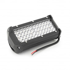 Фара протитуманна світлодіодна RTS-144W, 48 LEDs, 9-32V, 144W, 6000K, 14400Lm, 60°, IP67, 165x65x80mm, Black
