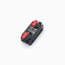 Клема  з натискними затискачами 1-провідна LT-2, 2-pin, 250V, 32A, 0.5-2.5mm2, 13,5*30*11mm, сіра