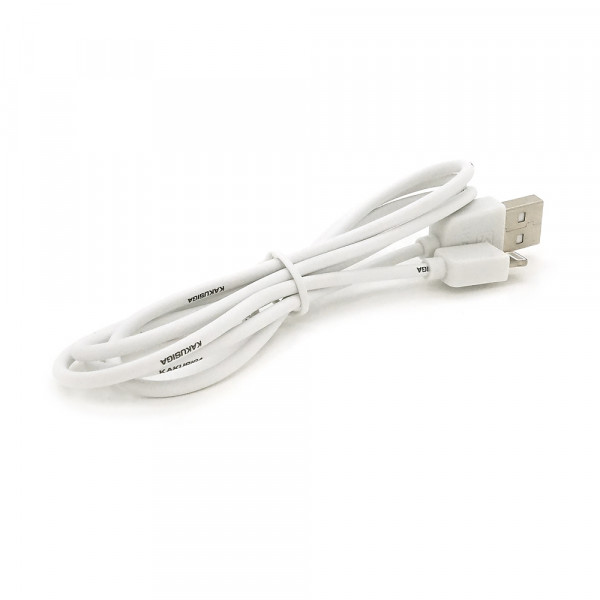 Кабель iKAKU XUANFENG charging data cable for iphone, White, довжина 1м, 2,1А, BOX