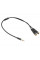 Кабель USB 2.0 AF / Mini-B OTG, 1.5m, прозорий синій