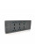 Мережевий фільтр ТВ-Т12, 6 розеток + 4 USB, 2 м, перетин 3х0,75мм, 3000W, Black, Box