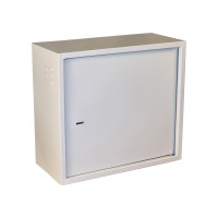 Антивандальна шафа VAGOS Lite Super Antilom 19" 4U - 0.8мм (550х500x250) двері - приховані петлі, замок - сувальдний, 8відп.